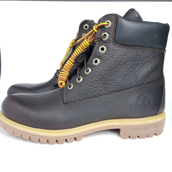 Men's Timberland Boots, Dark Brown, Size 10.5 - Picture 6 of 6